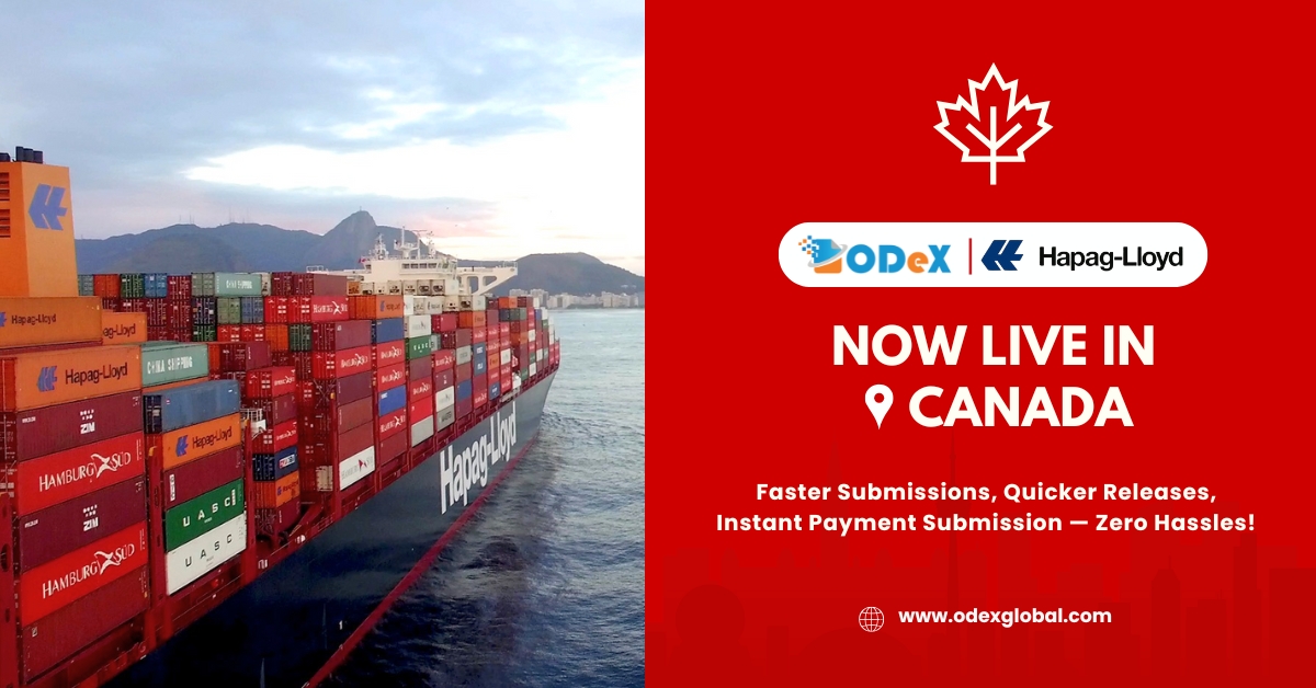 ODeX: Powering Seamless Maritime Trade in Canada